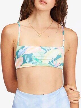 BILLABONG Women's Rides And Tides Bralette Reversible Bikini Top Size M